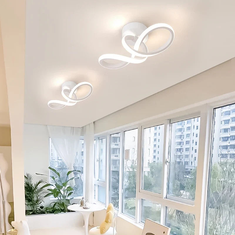 Modern LED Ceiling Chandelier | 3 Color Modes | Iron Body LED Ceiling Chandelier Qme