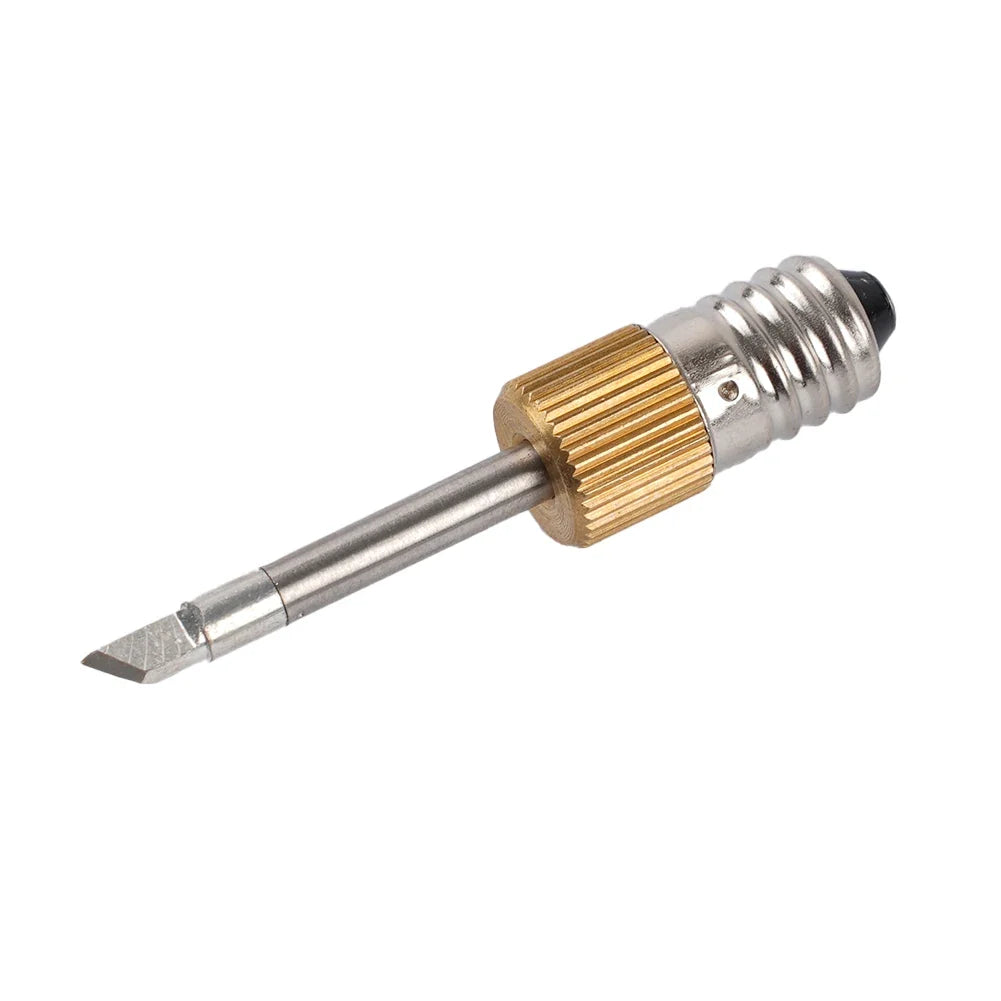Soldering Iron Tips E10 Interface B C K Type – 1.97" Steel Tip Soldering Iron Tip Qme Tip K