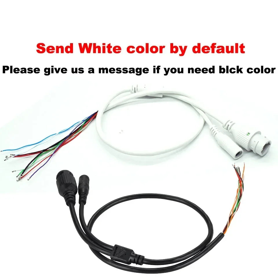 IP Camera RJ45 Network Cable DC 12V Power – CCTV Replacement CCTV Network Cable Qme