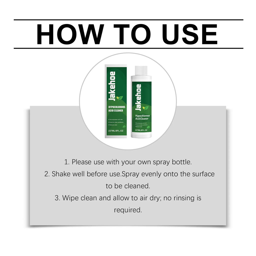 JAKEHOE 237ml Multipurpose No-Rinse Gel Cleaner – Restores Gloss Multipurpose Cleaner Qst