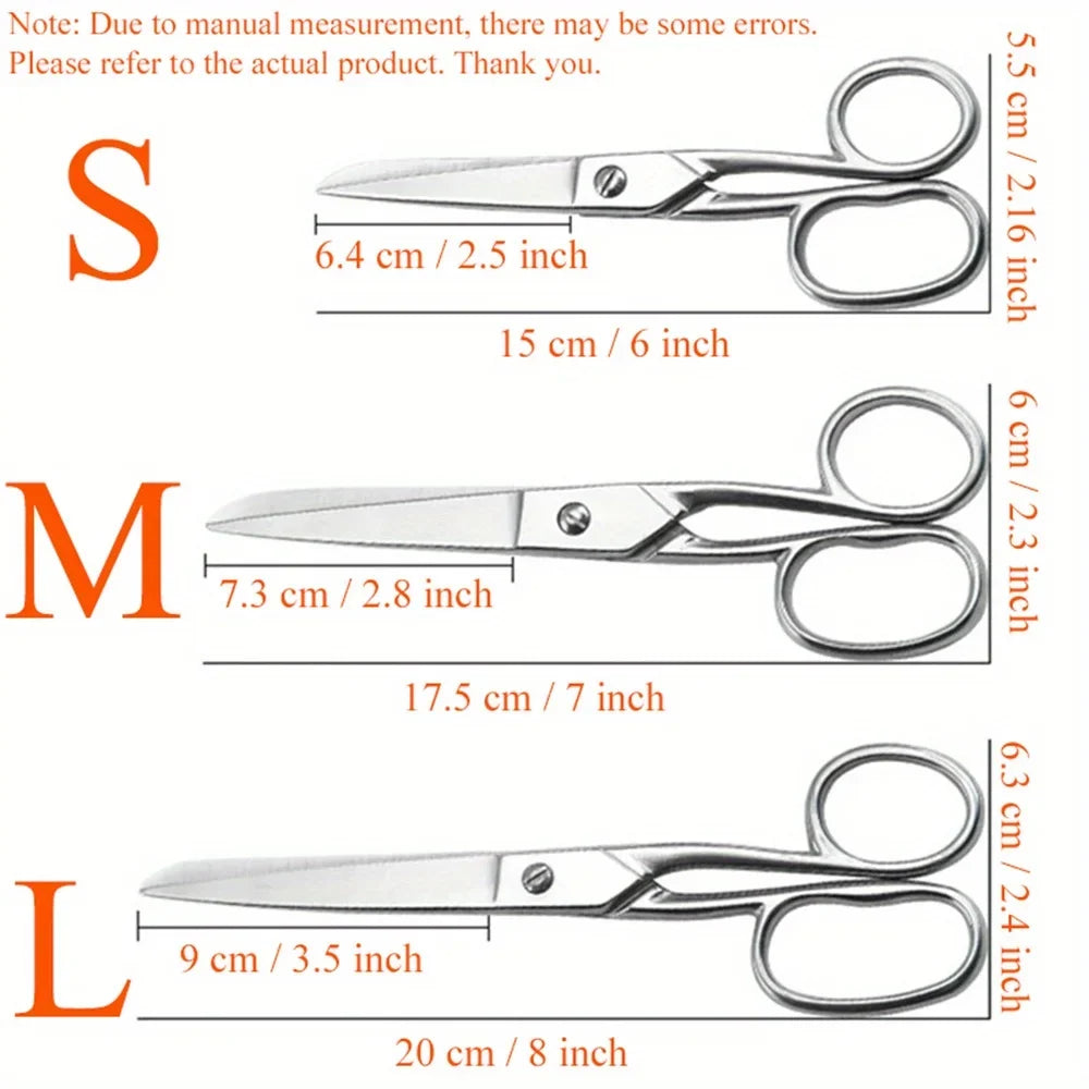 Stainless Steel Precision Scissors 5/6/7 Inch – Sharp Multi-Use Precision Scissors Qme