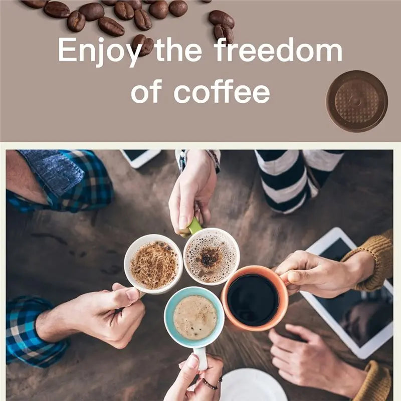Reusable 230ml Vertuo Coffee Capsules – 5-Pack Refillable Pods Reusable Coffee Capsules Qst