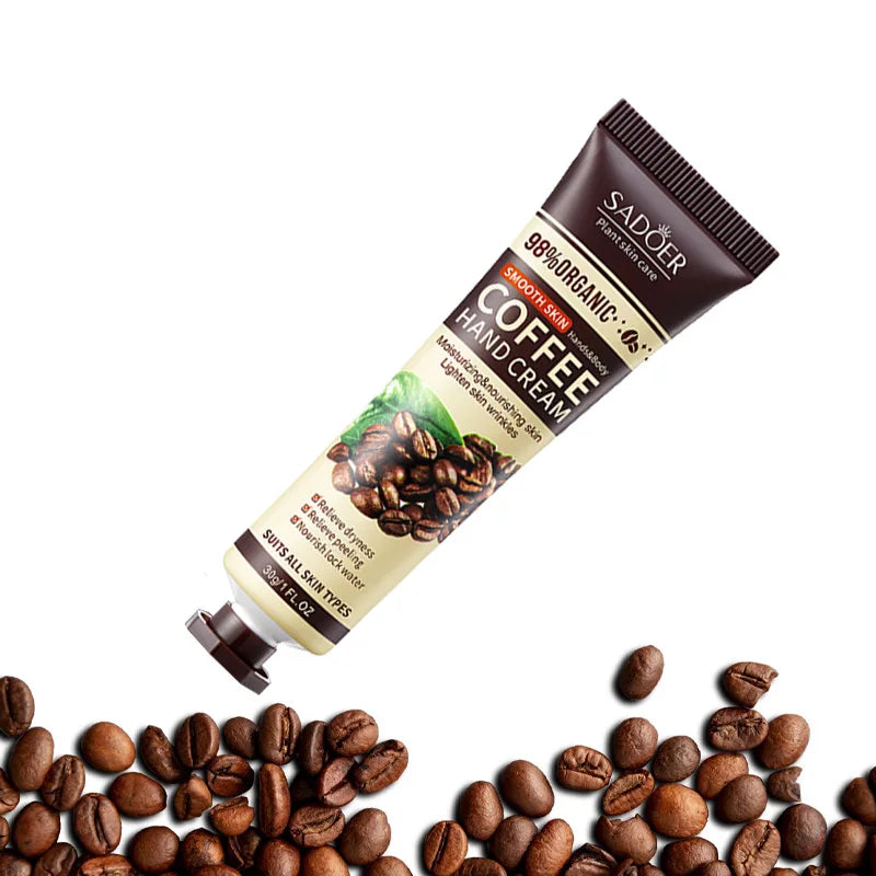 Coffee Moisturizing Hand Cream for Dry Skin – 2-Piece Set Moisturizing Hand Cream Qme