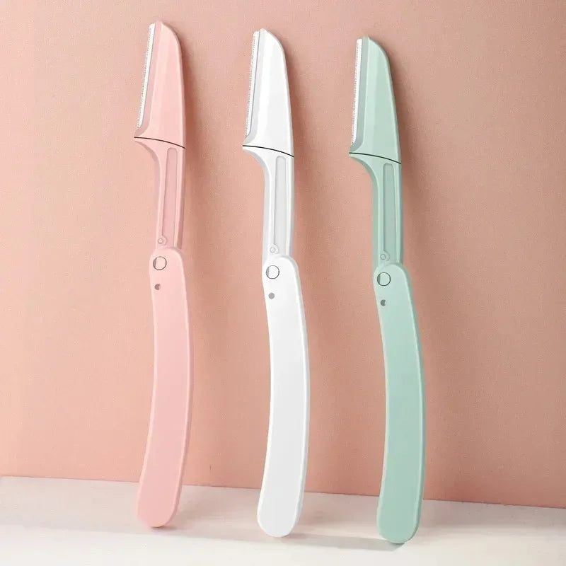 Women's 3-Pc Eyebrow Trimmer & Facial Hair Shaper Set Eyebrow Trimmer Set Qme