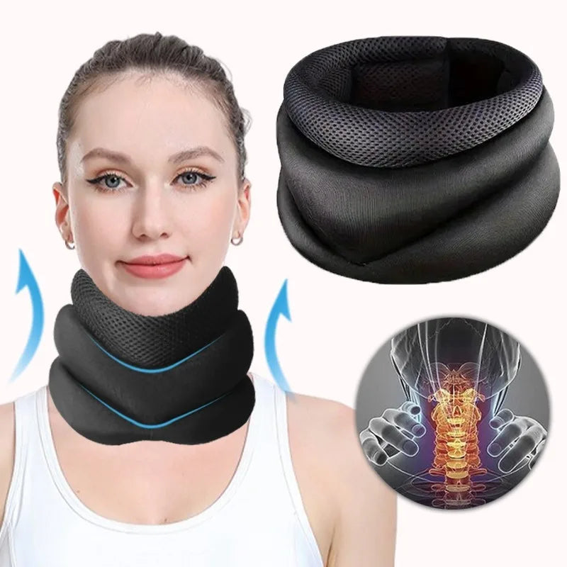 Adjustable Foam Cervical Neck Brace – Support & Stabilizer Cervical Neck Brace Qst