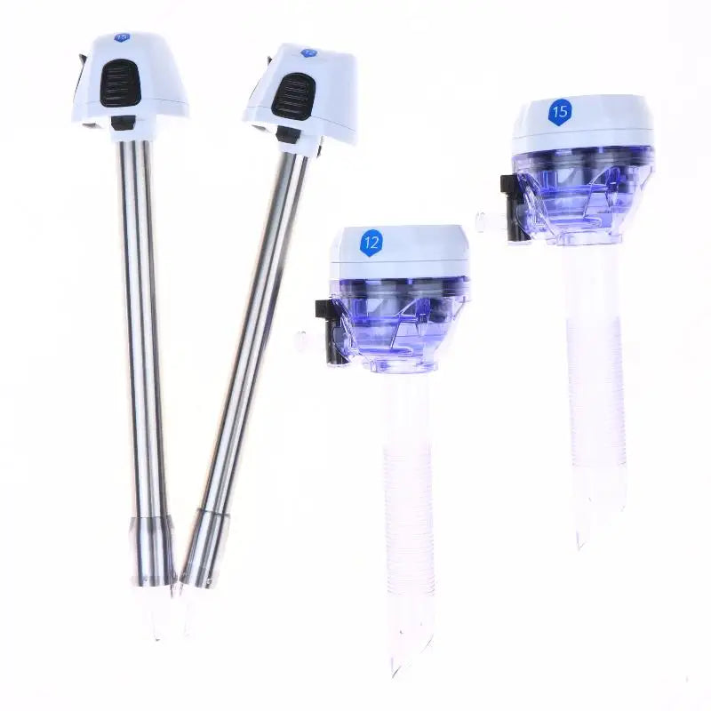 Disposable Laparoscopic Trocar Set – Sterile, 5–15mm Surgical Trocar Set Qme