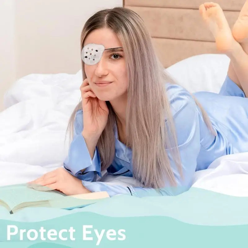 Adjustable Transparent Breathable Single-Eye Protective Mask Eye Protective Shield Qme