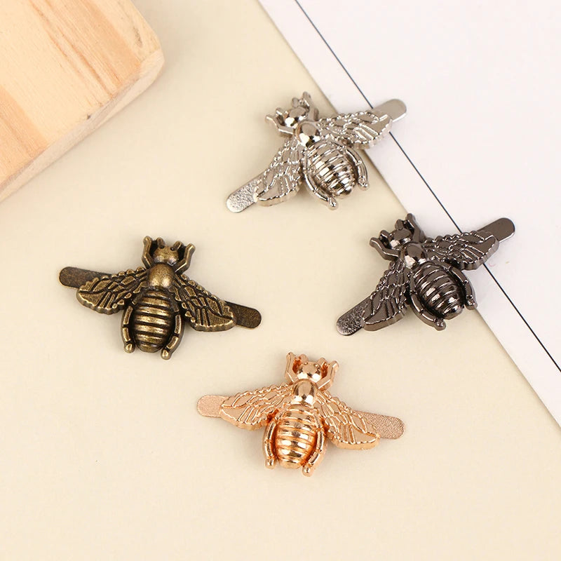 2pcs Metal Bee Shape Bag Buckle Clasp – DIY Leather Hardware Bag Hardware Clasp Qst