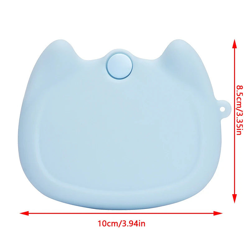 Silicone Retainer & Denture Case with Vent Holes | Portable Dental Storage Case Qst