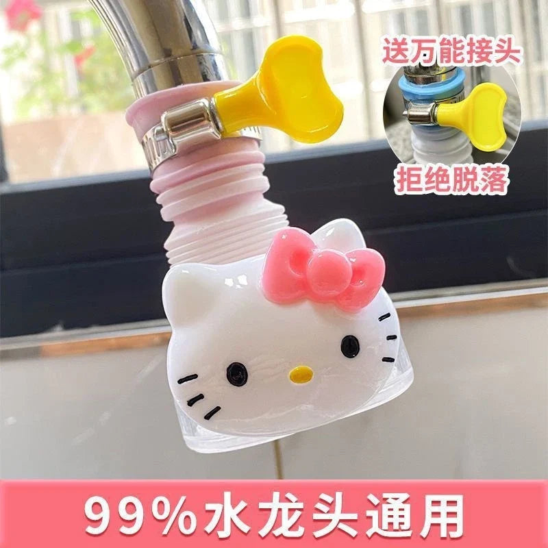 Kuromi Cartoon Splash-Proof Faucet Extender | Tap Guard Faucet Extender Qme