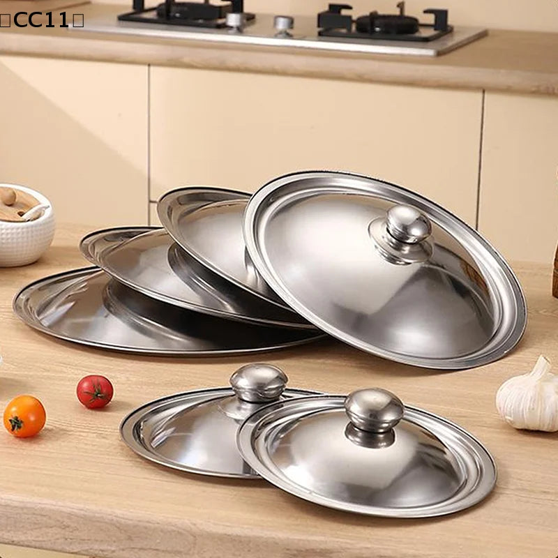 Stainless Steel Universal Round Pot Lid Replacement – 10" Replacement Pot Lid Qme
