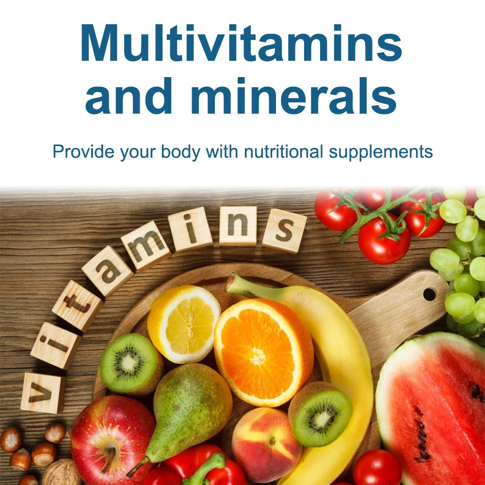 Once Daily Multivitamin Capsules with Iron – 120 Count Daily Multivitamin Supplement Qst