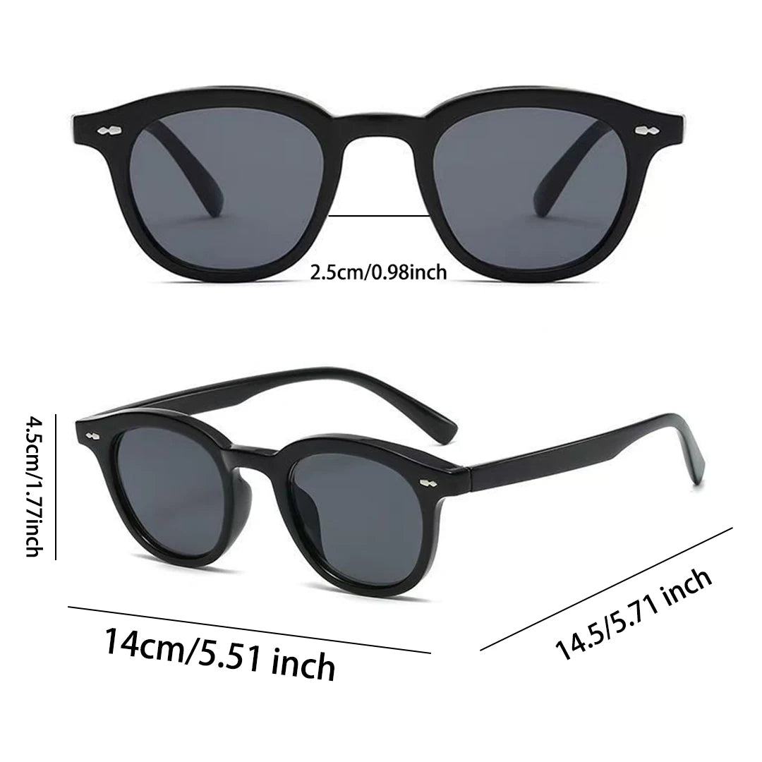 VOPHA Retro Round Sunglasses UV400 Unisex – S03 with Strap Fashion Sunglasses Qst