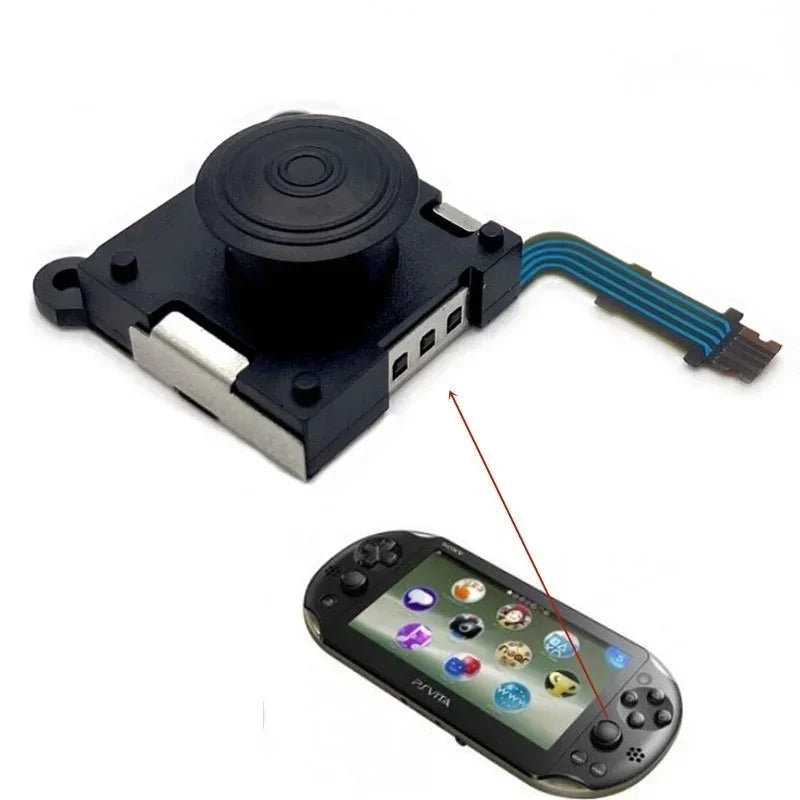PS Vita 2000 3D Analog Joystick Replacement Pad Stick – 2pcs Game Controller Parts Qme