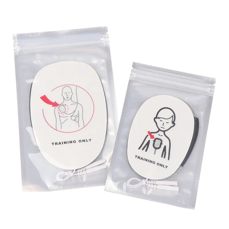 AED Trainer Replacement Pads Adult – First Aid Training Patches AED Training Pads Qme