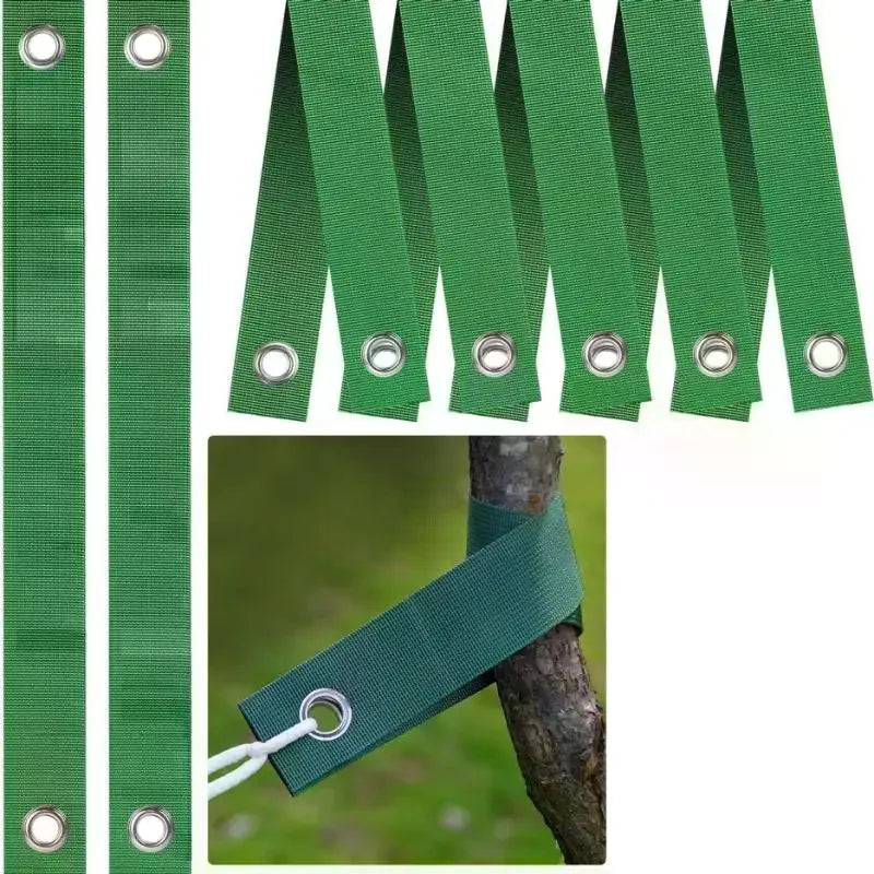 5 Nylon Tree Support Straps with Reinforced Metal Grommets Tree Support Straps Qme