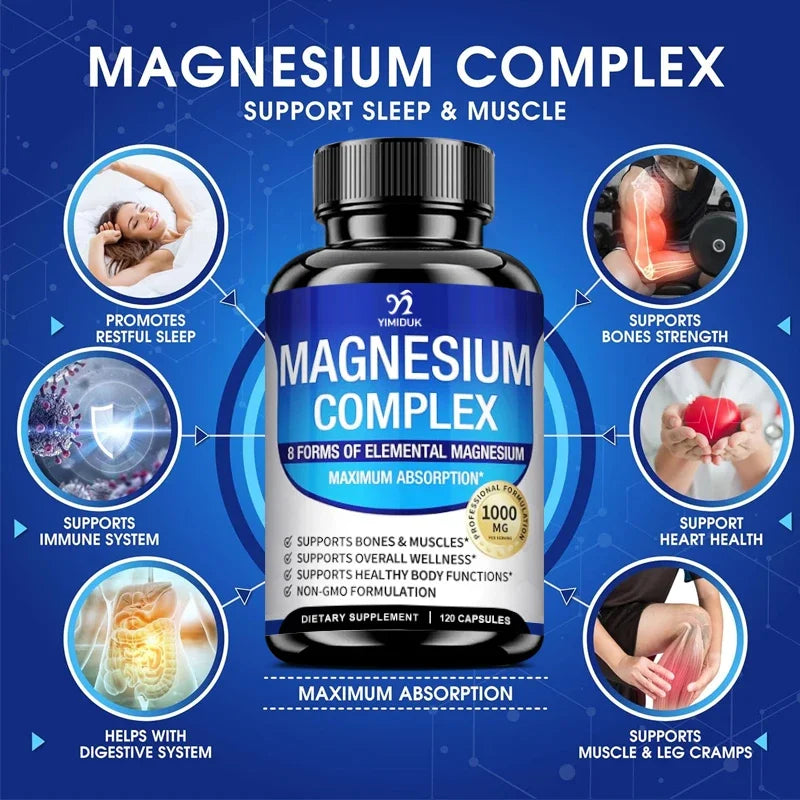 Yimiduk Magnesium Complex – Bone, Muscle & Heart Support Magnesium Supplement Qst
