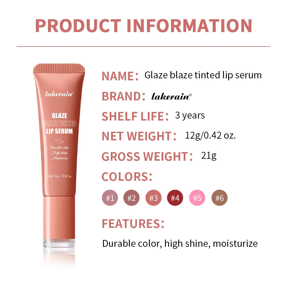 Lakerain Donut Polypeptide Lip Gloss – Hydrating Lip Glaze Lip Gloss Qst