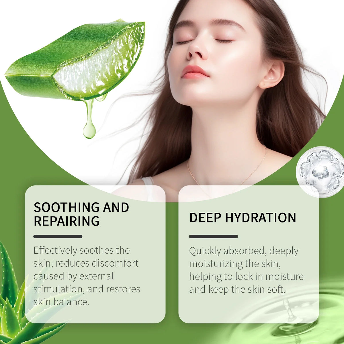 Aloe Vera Facial Toner – Hydrating Oil Control Tonic 100ml Facial Toner Qme