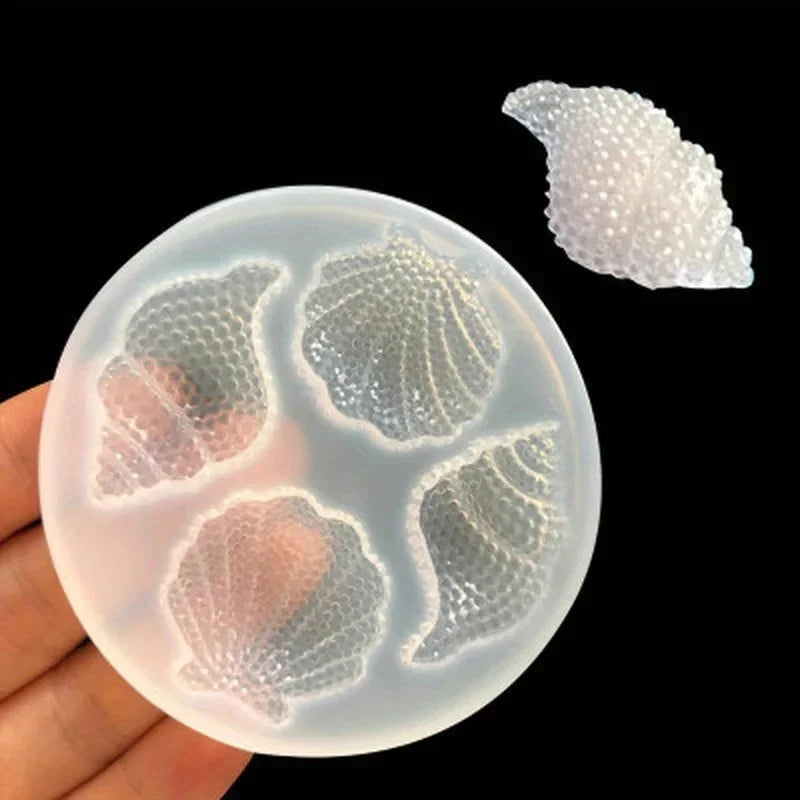 Shell Conch Silicone Mold – Epoxy Resin, Chocolate & Crafts Silicone Craft Mold Qme