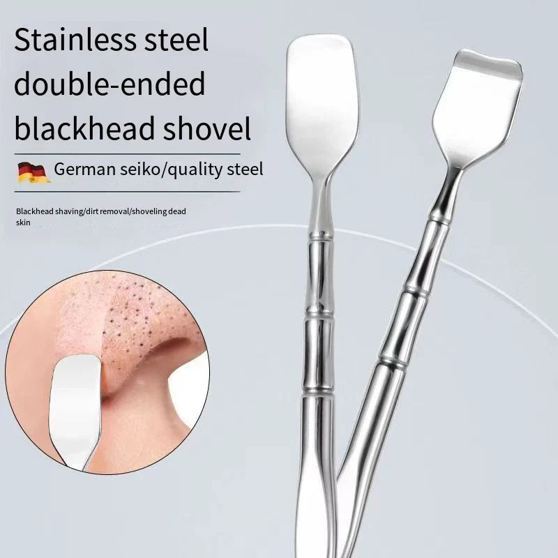 Stainless Steel Blackhead Scraper Facial Pore Cleaning Tool Facial Cleansing Tool Qme