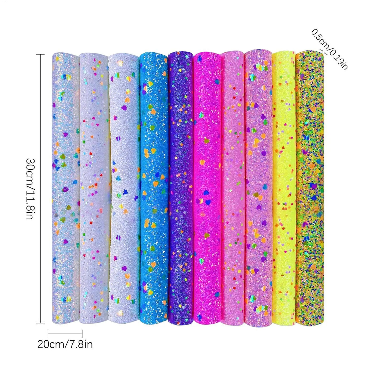 8 A4 Glitter Sequin Sheets – Beaded Craft & Jewelry Fabric Glitter Craft Sheets Qme