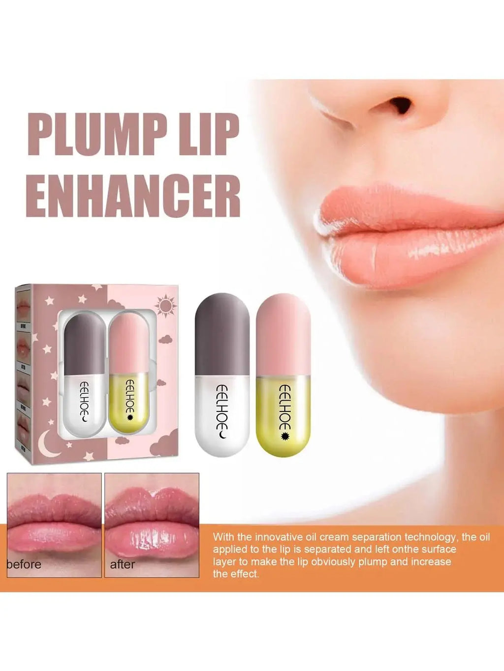 Hydrating Lip Balm Plumper – Moisturizing & Line-Fading Lip Balm Plumper Qme
