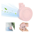 360° Clip-On USB Fan – Ultra Quiet 3-Speed Mini Portable Fan Clip-On USB Fan Qme pink