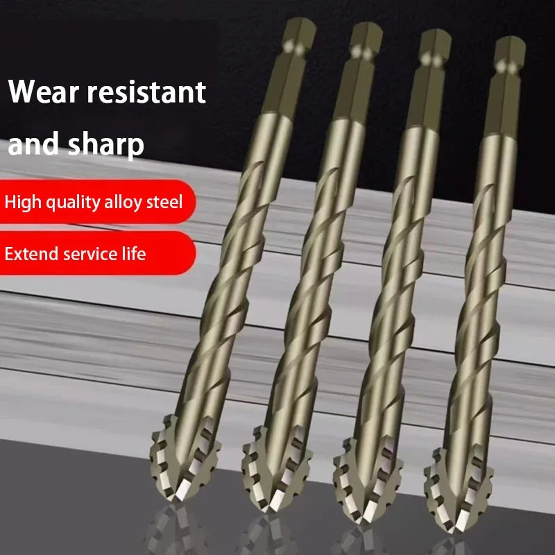 6–12mm Carbide Drill Bit Set – Tile, Glass, Marble & Stone Masonry Drill Bit Set Qst