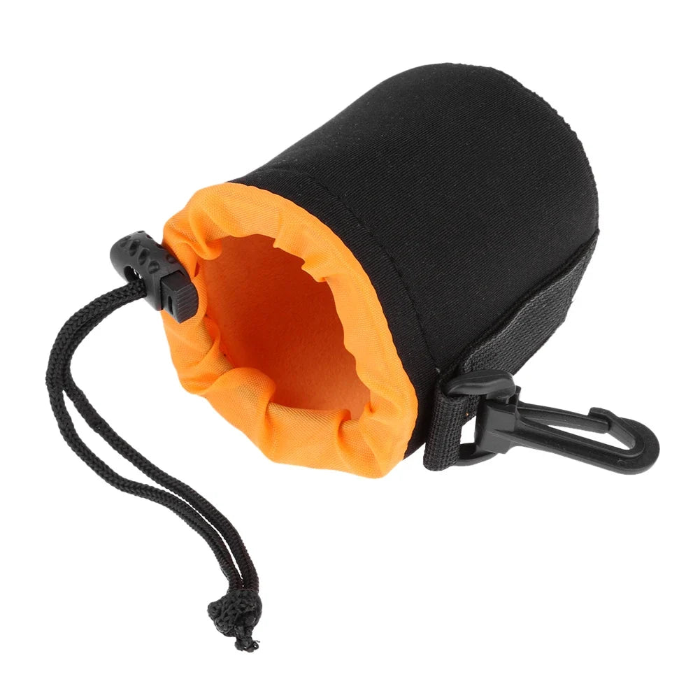 Water-Resistant Camera Lens Case Drawstring Pouch – 8 Colors Camera Lens Pouch Qme