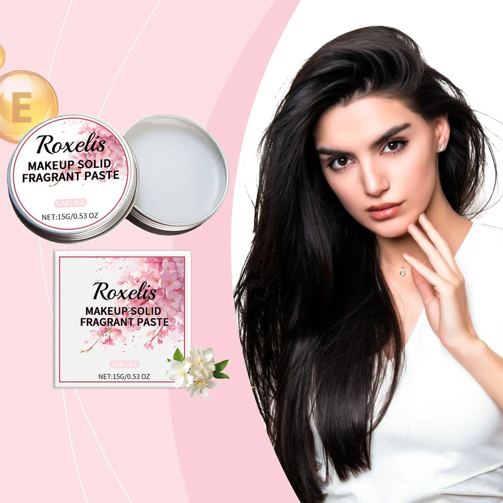 ROXELIS Sakura Solid Perfume Balm – Travel Fragrance for Women Solid Perfume Balm Qst
