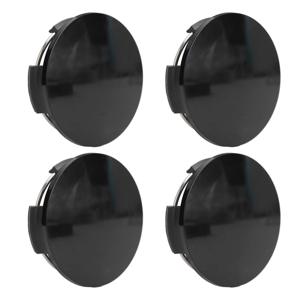 57mm Carbon Style Wheel Center Caps – Set of 4 with Clamps Wheel Center Caps Qst