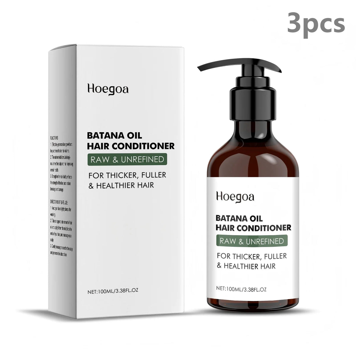 Hoegoa Batana Oil Smoothing Hair Conditioner – Lavender 100ml Hair Conditioner Qst 3pcs