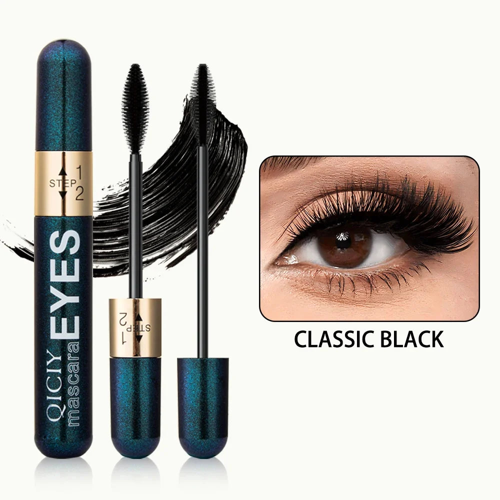 Slim Curly Black Waterproof Mascara – Long-Lasting Makeup Waterproof Mascara Qme