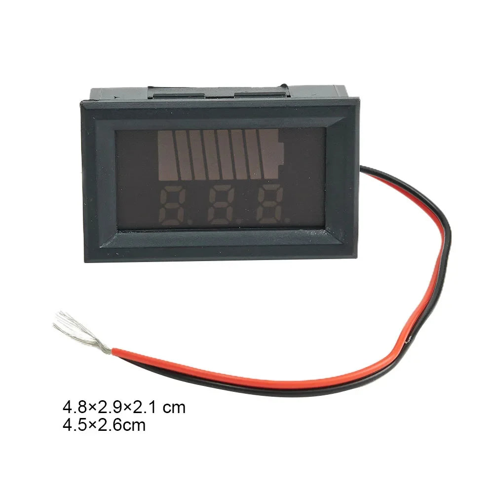 Digital Voltmeter 12-72V | Car, Marine & Motorcycle Battery Gauge Digital Voltage Gauge Qme