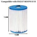 Pool Filter Cartridge Replacement for Bestway & Intex Pumps Pool Filter Cartridge Qme 42012