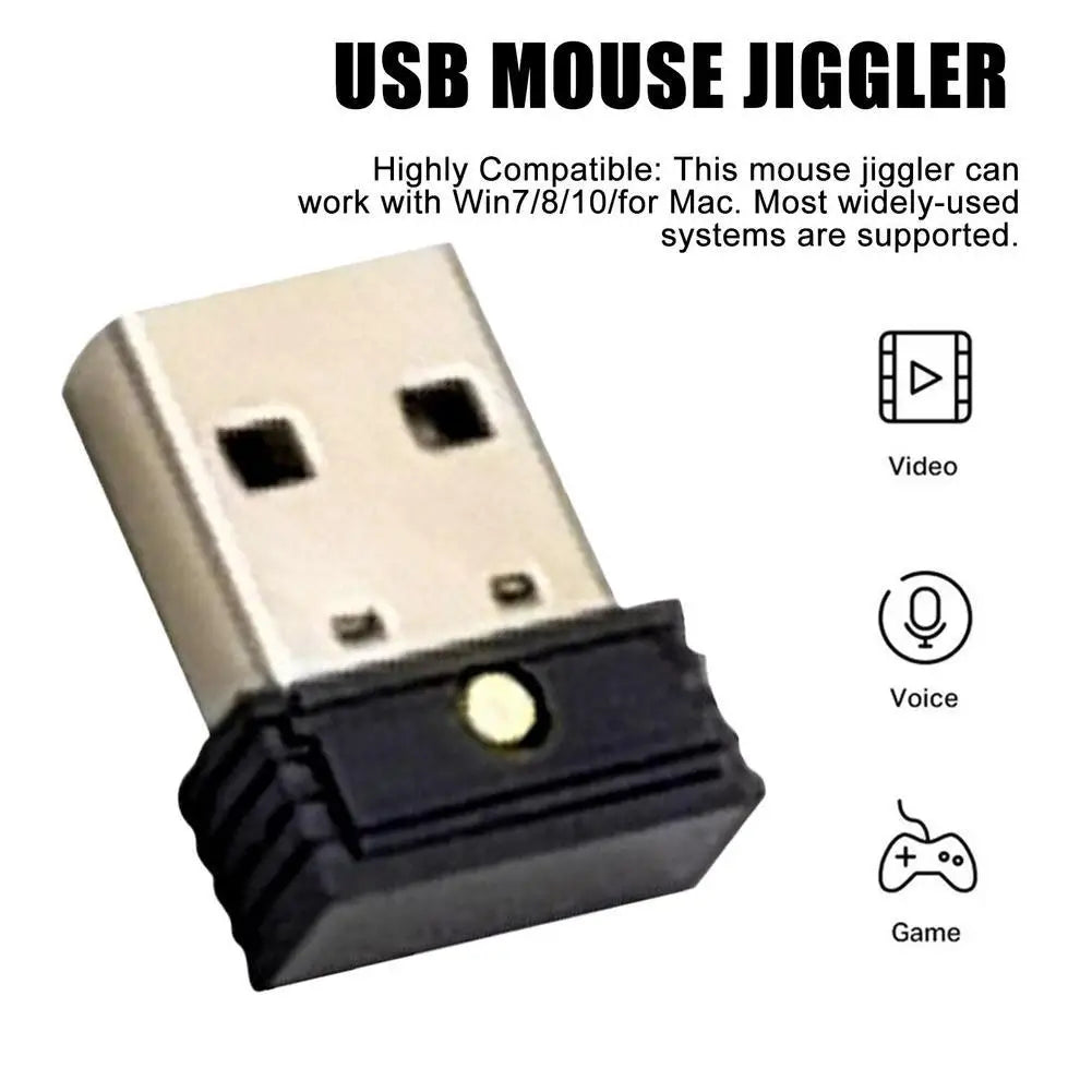 USB Automatic Mouse Jiggler – Undetectable Mouse Mover USB Mouse Jiggler Qme