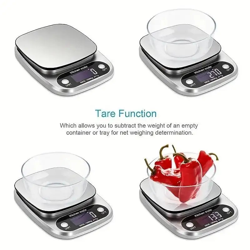 Precision Digital Kitchen Scale – Food, Baking & Jewelry Digital Kitchen Scale Qme