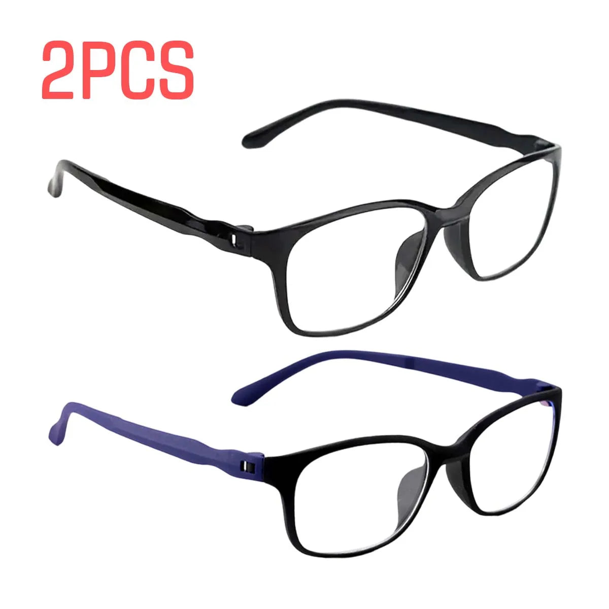 VOPHA Autofocus Reading Glasses – HD Clear Lenses, Unisex 1-4 Pack Reading Glasses Qst 2pc-L7