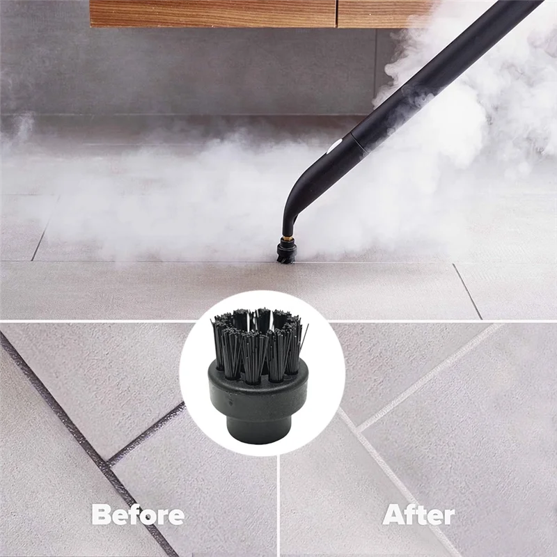10-Pack Small Nylon Brushes for Dupray Steam Cleaners Steam Cleaner Brushes Qst