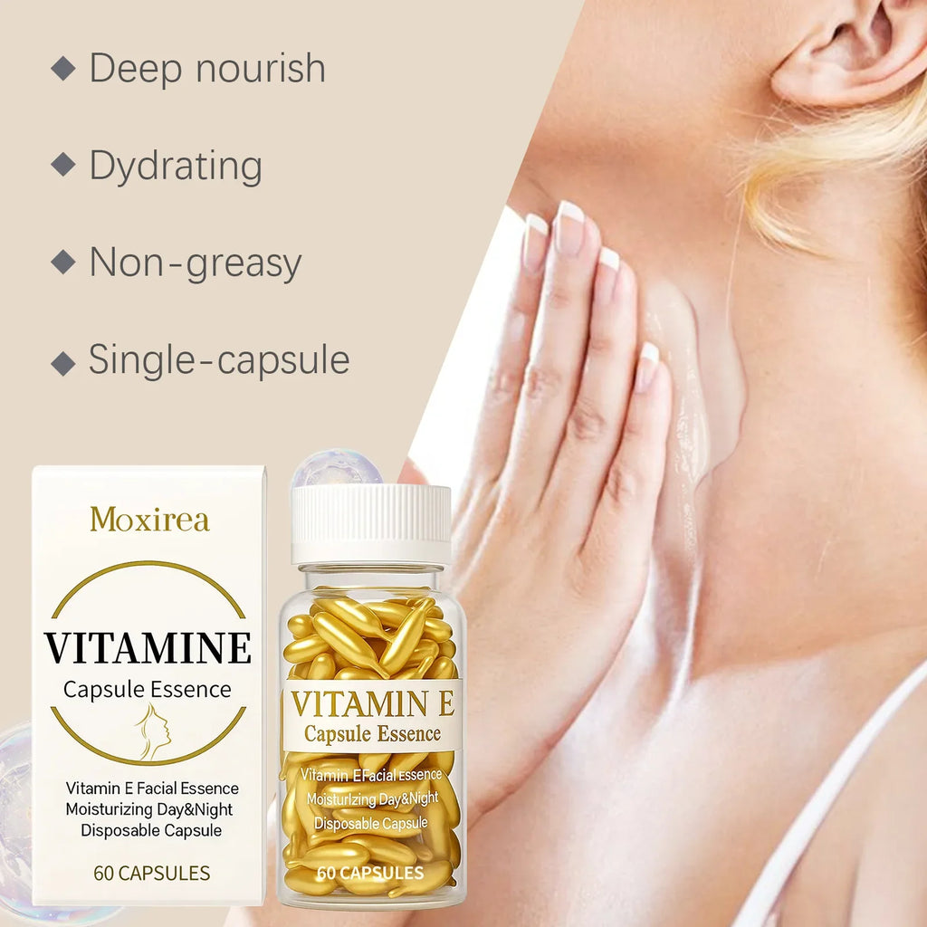 Vitamin E Face Serum Capsules – Hydration & Brightening | Qme Face Serum Capsules Qme