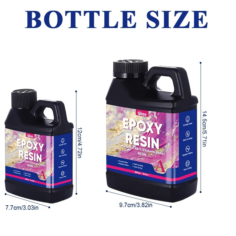 High Gloss 1:1 Epoxy Resin Kit – Fast Curing & Heat Resistant Epoxy Resin Kit Qme