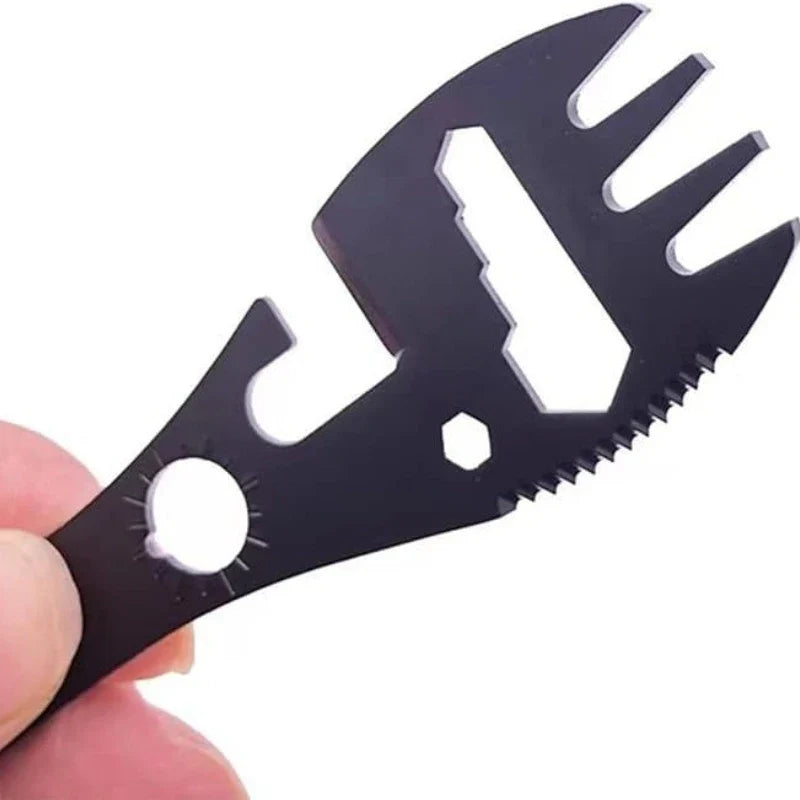10-in-1 Camping Multitool Fork Spoon Stainless Steel Utensil Camping Multitool Utensil Qme