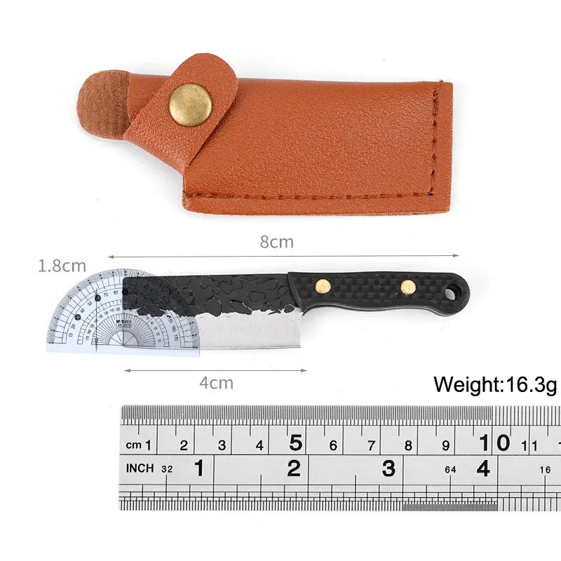 Swayboo Mini Fixed Blade EDC Knife – G10 Handle & Holster Fixed Blade Knife Qst C