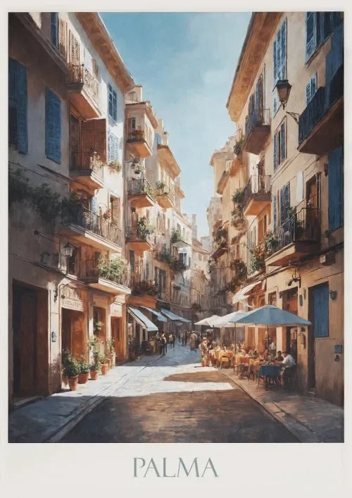 Spain Canvas Poster – Seville, Madrid & Palma Wall Art Decor Canvas Wall Art Qst