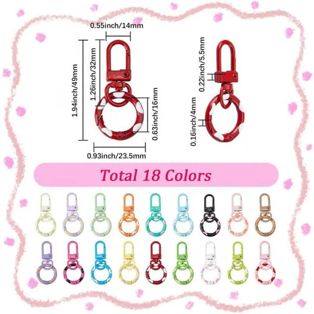 18-Pack Lobster Claw Clasps for Jewelry Making & Accessories Jewelry Making Clasps Qme