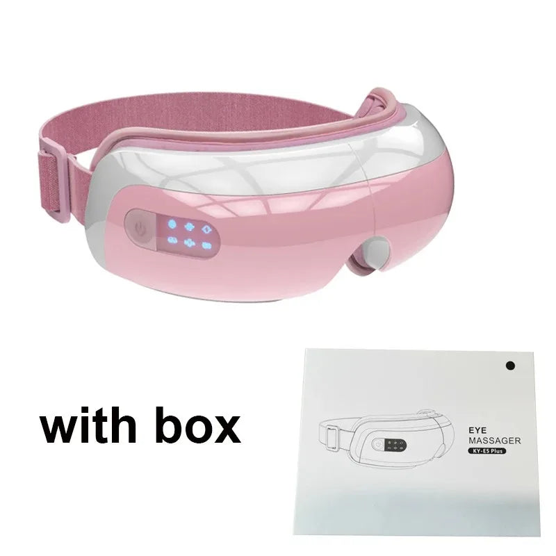 Vilnason Electric Eye Massager – Heat, Vibration & Air Bag Electric Eye Massager Qst Pink