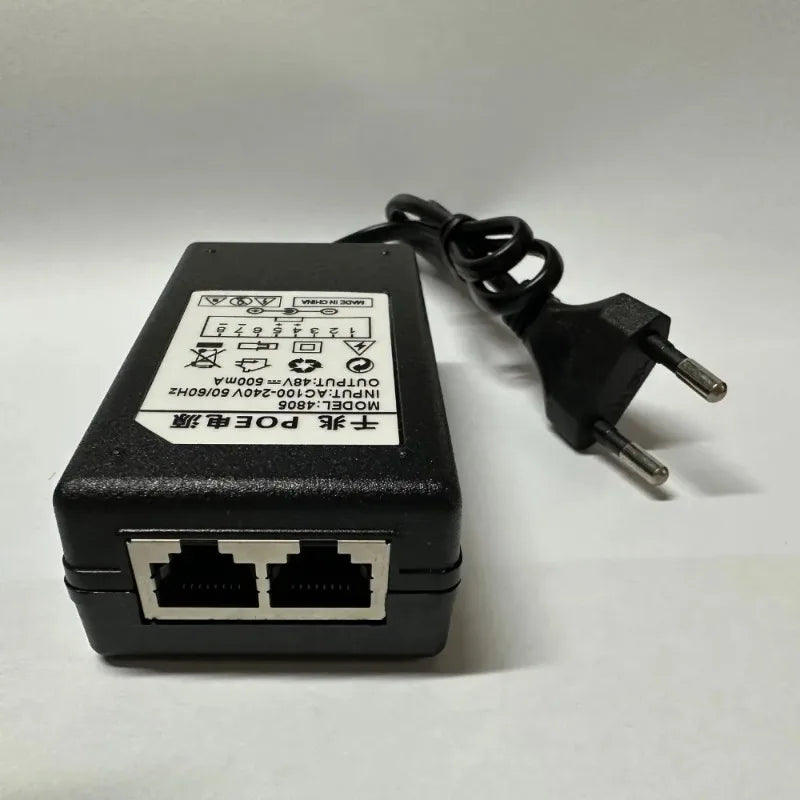POE Injector 48V 24V 12V Multi-Voltage | US & EU Plug Power Supply PoE Injector Qme