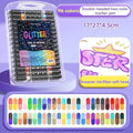 Glitter Double Tip Shimmer Marker Pens for Cards & DIY Art Glitter Marker Pens Qme 48 pieces-96 colors