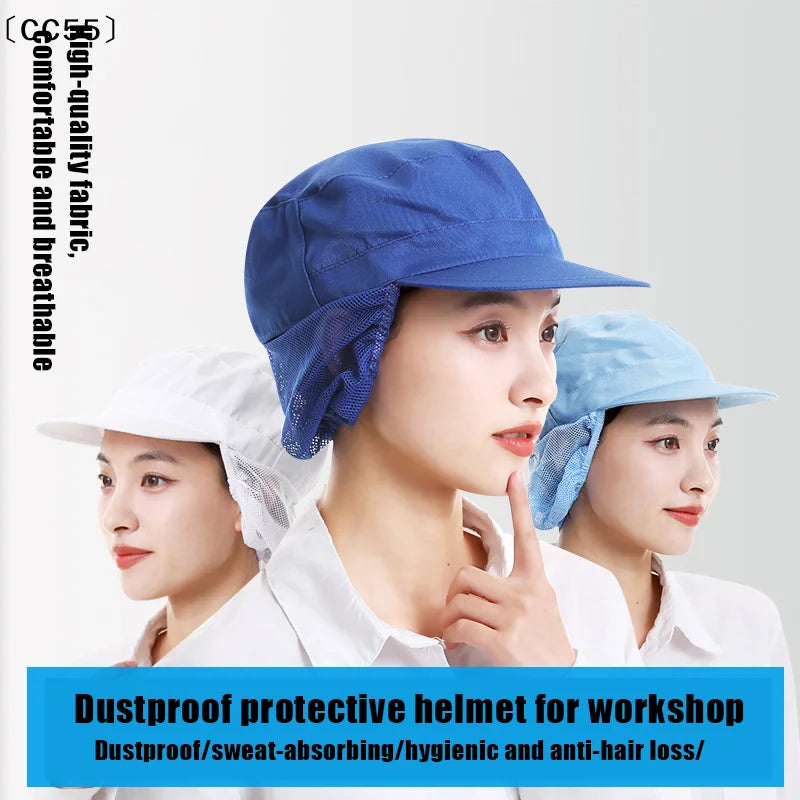 Dustproof Chef Hat – Unisex Food Service Work Cap Food Service Hat Qst
